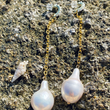 Florence Baroque Pearl Drop Earrings