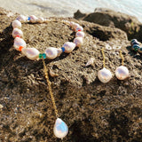 Florence Rainbow Baroque Pearl Necklace