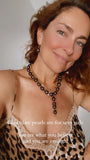 Valentina Chocolate baroque pearl necklace